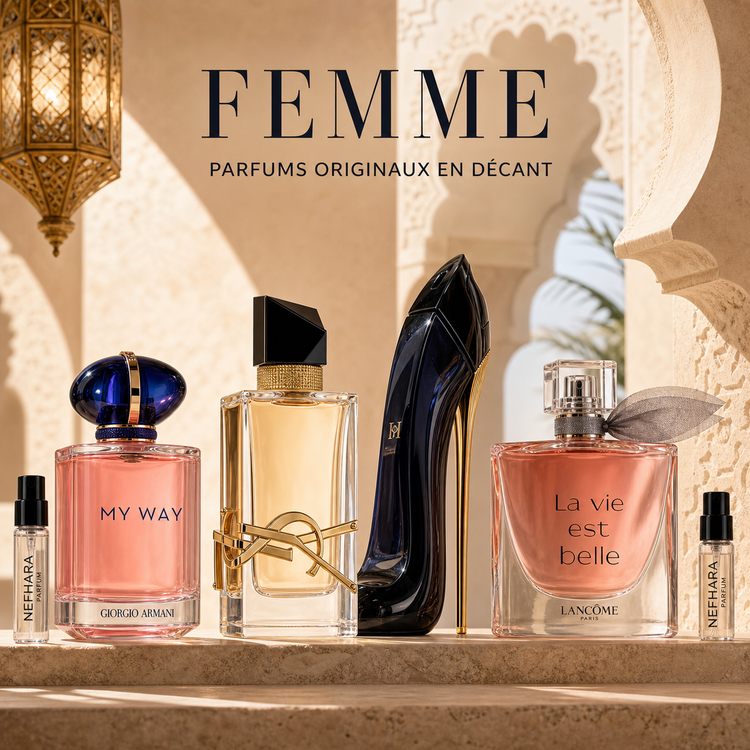 Femme NEFHARA parfums originaux en décant Maroc