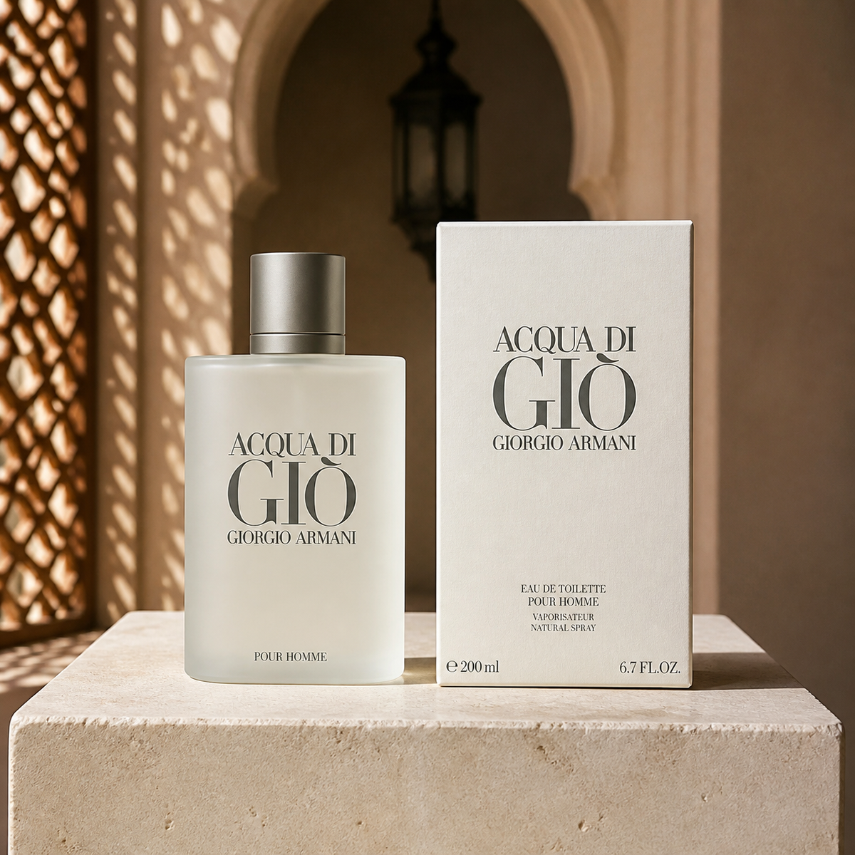 Giorgio Armani Acqua di Giò Pour Homme 200 ml original au Maroc