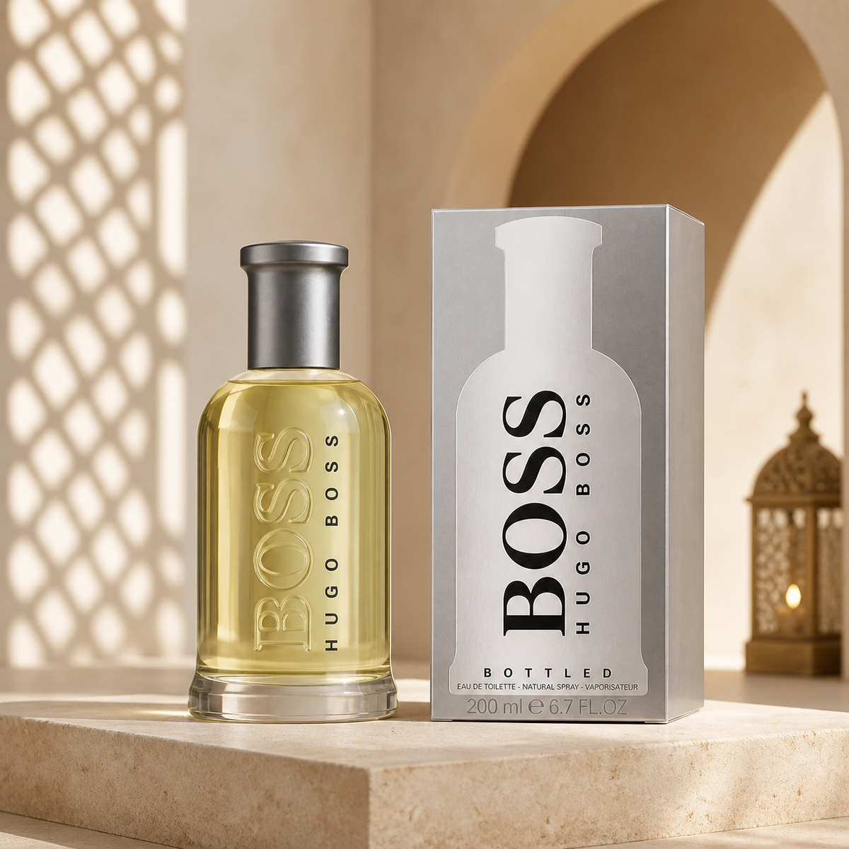 Hugo Boss Boss Bottled 200 ml original au Maroc