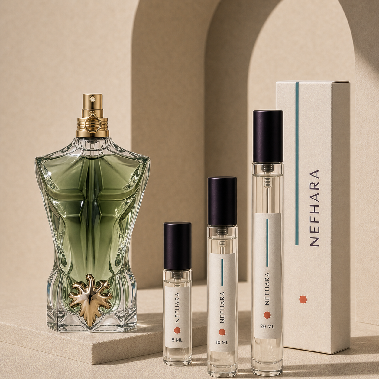 JPG Le Beau Paradise Garden luxury NEFHARA decants 5ml 10ml 20ml