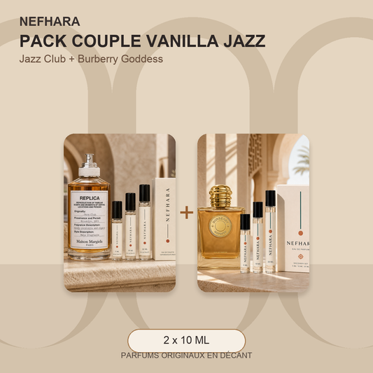 Pack Couple Vanilla Jazz NEFHARA Maroc