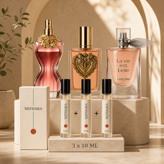 Pack Femme Sweet Trio NEFHARA La Belle Devotion La Vie Est Belle 3 x 10ml
