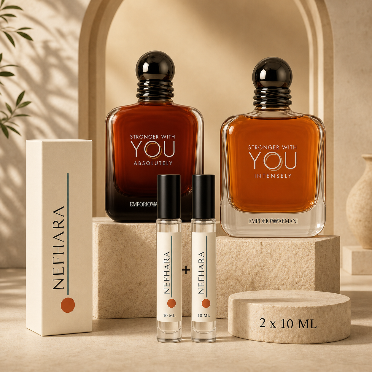 Pack Stronger With You Duo NEFHARA Absolutely Intensely 2 x 10ml